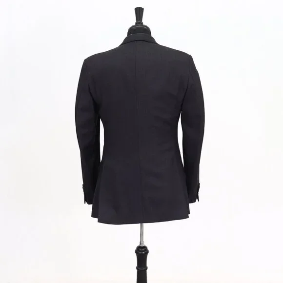 Tom James 38R Gray Solid 2-Button Sport Coat Blazer Jacket G656